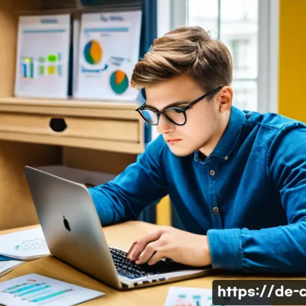 토목기사 필기시험 합격 비법 - A focused study scene showing a German civil engineering student at a desk surrounded by detailed mi...